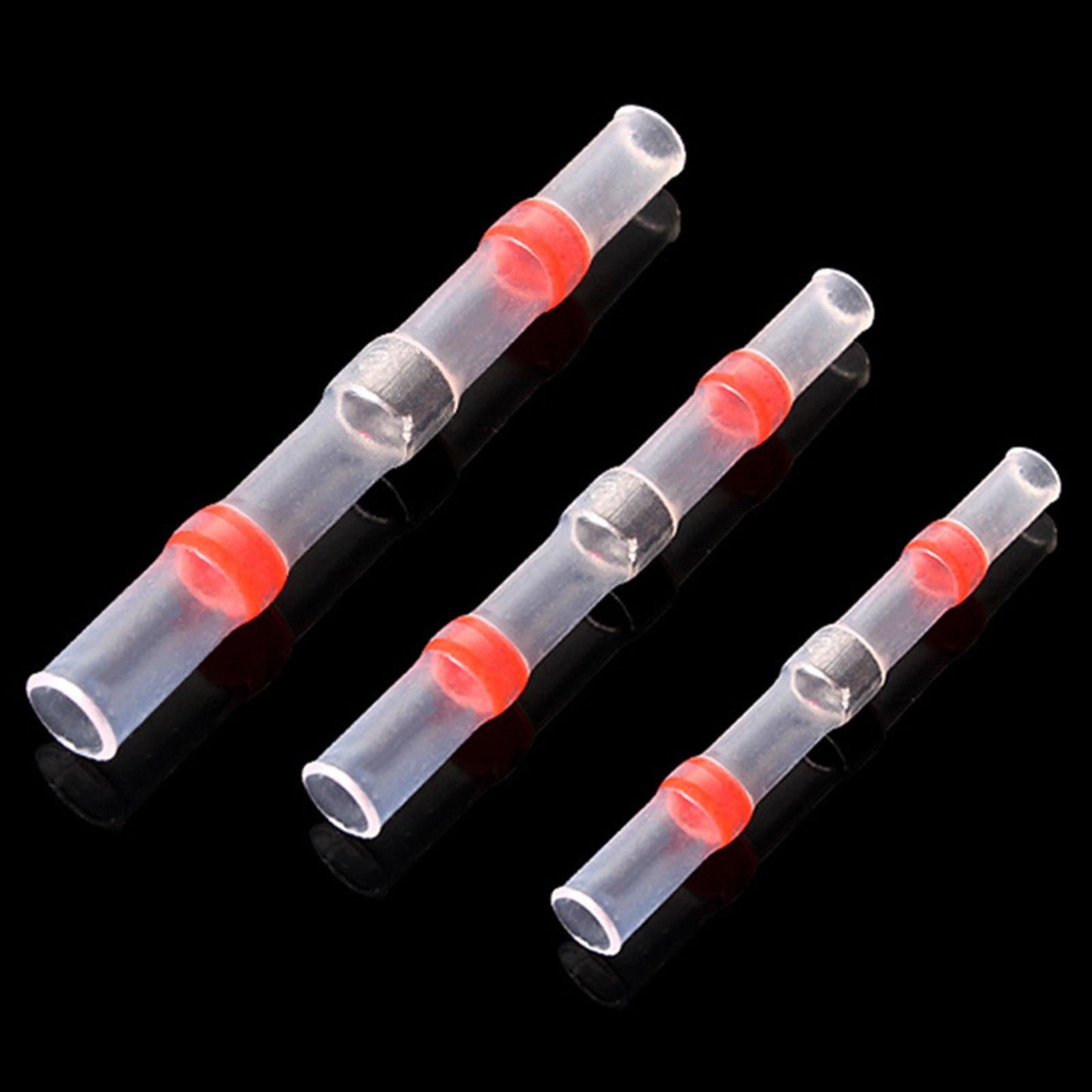 50 PCS Waterproof Electrical Wire Terminals Boat Connectors Butt Splice Kits