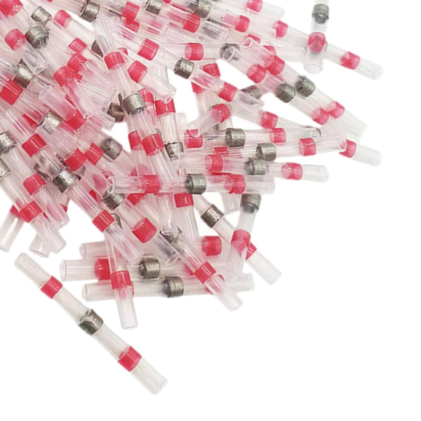 50 PCS Waterproof Electrical Wire Terminals Boat Connectors Butt Splice Kits