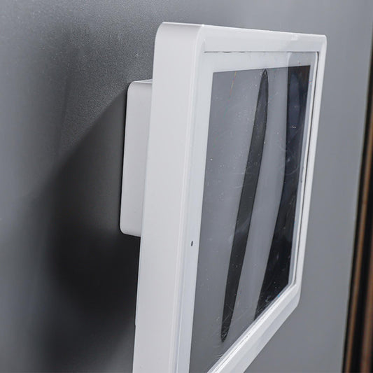 Waterproof Phone Case Wall Mounted Shower Phone Holder White Rotate