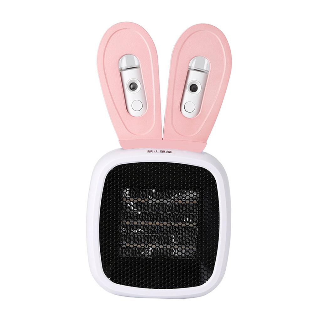 Portable Electric Heater Humidifier 800W Space Fast Heating for Bathroom