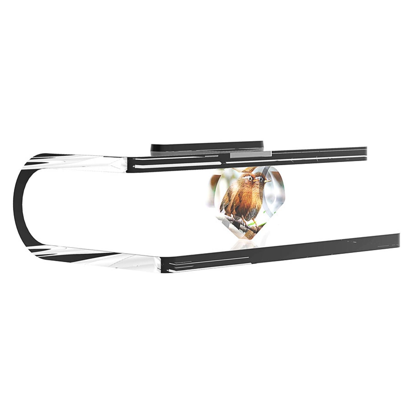 Transparent Speaker Stand Mount Magnetic Base Riser Mini for Echo Show 5