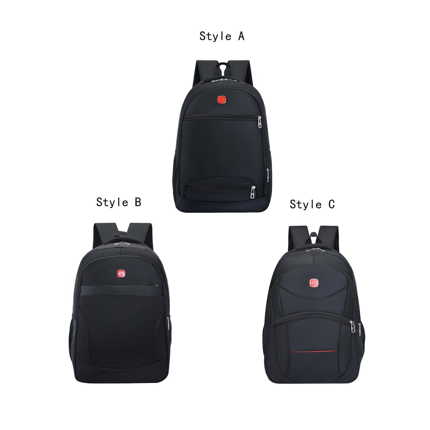 Laptop Backpack Large Capacity Multifunctional Oxford Cloth College Backpack Style A