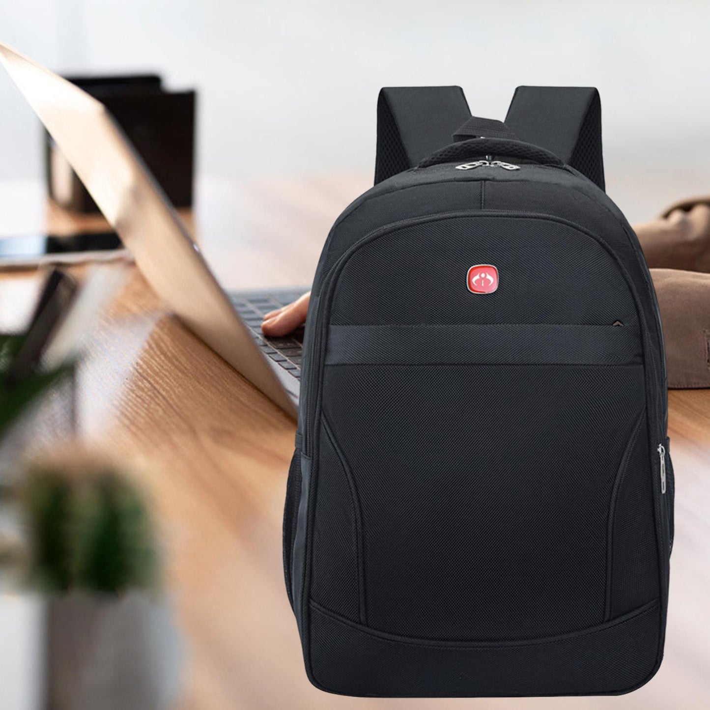 Laptop Backpack Large Capacity Multifunctional Oxford Cloth College Backpack Style B