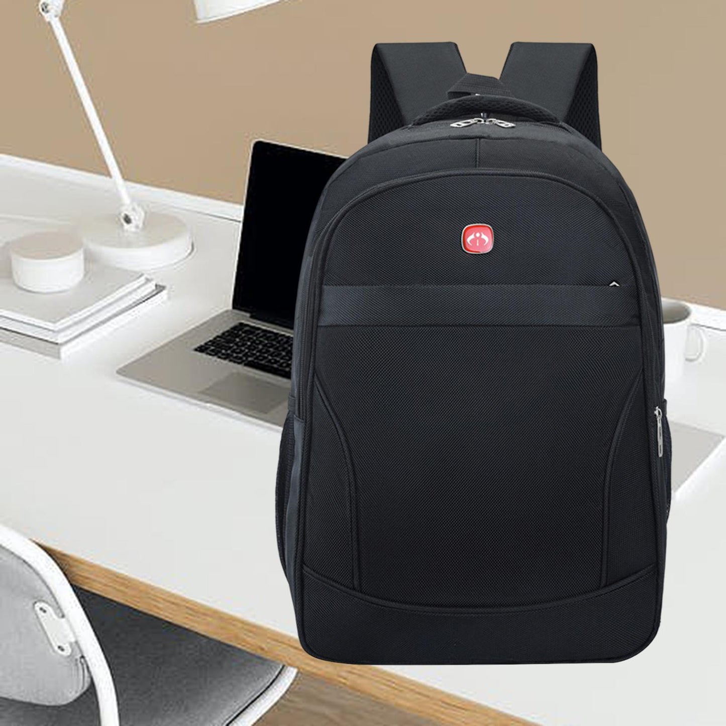 Laptop Backpack Large Capacity Multifunctional Oxford Cloth College Backpack Style B