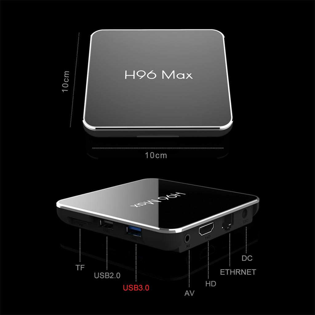 H96 MAX TV Box X2 Amlogic S905X2 Quad Core Dual WiFi with Bluetooth 4K AU