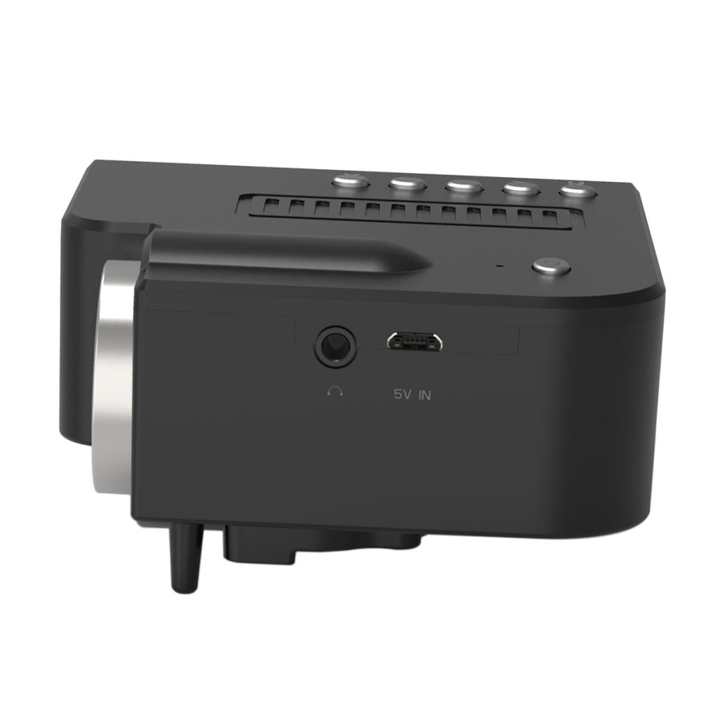 Portable Mini Projector LED HD 1080P Home Theater USB 10-60inch Image Black