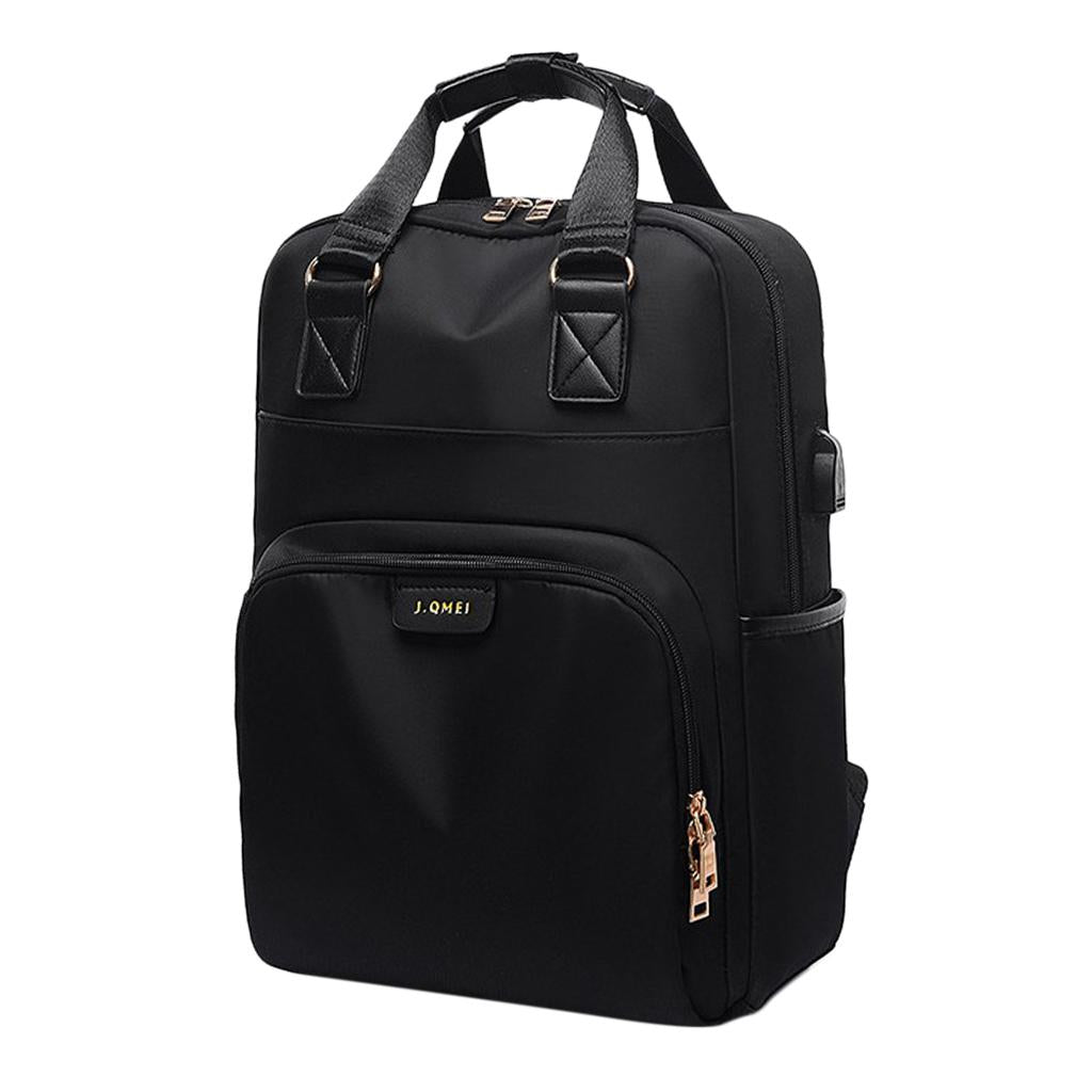 Laptop Backpack Travel Backpacks Bookbag with usb Port Black_15.6 inch