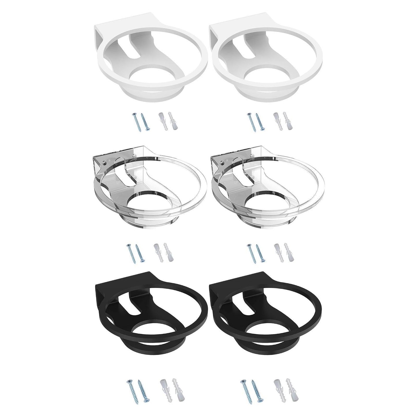 Acrylic Office Speaker Wall Mount Stand Holder for Wall Hanging Wall Stand clear