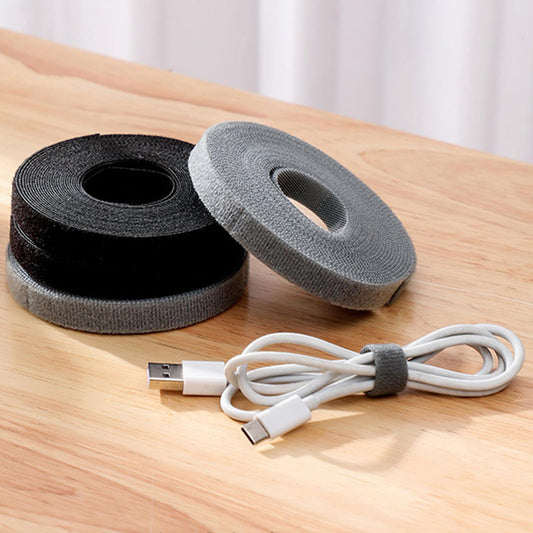 2x Multipurpose Cable Organizer Freely Tailor for Earphone Curtain Black