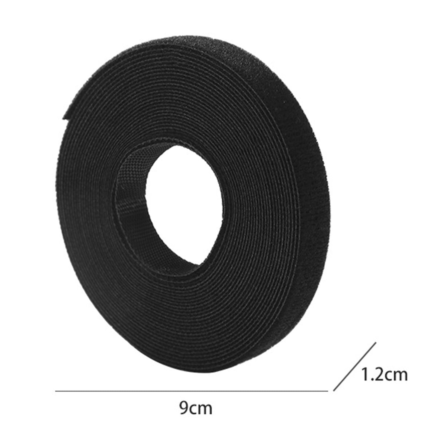 2x Multipurpose Cable Organizer Freely Tailor for Earphone Curtain Black