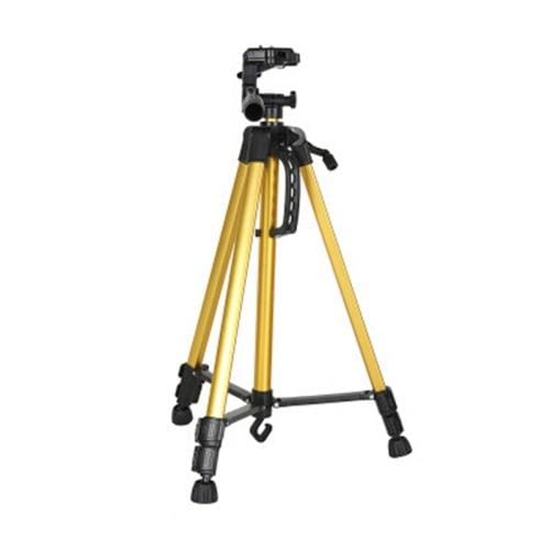Portable Phone Live Selfie 3366 Tripod Stand DV SLR Camera Self-timer Full Light Bracket (Yellow)