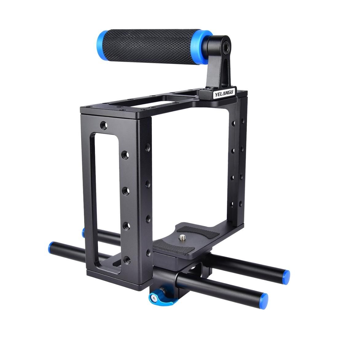 YELANGU YLG0107E Protective DSLR Camera Cage Stabilizer / Top Handle Set (Black)