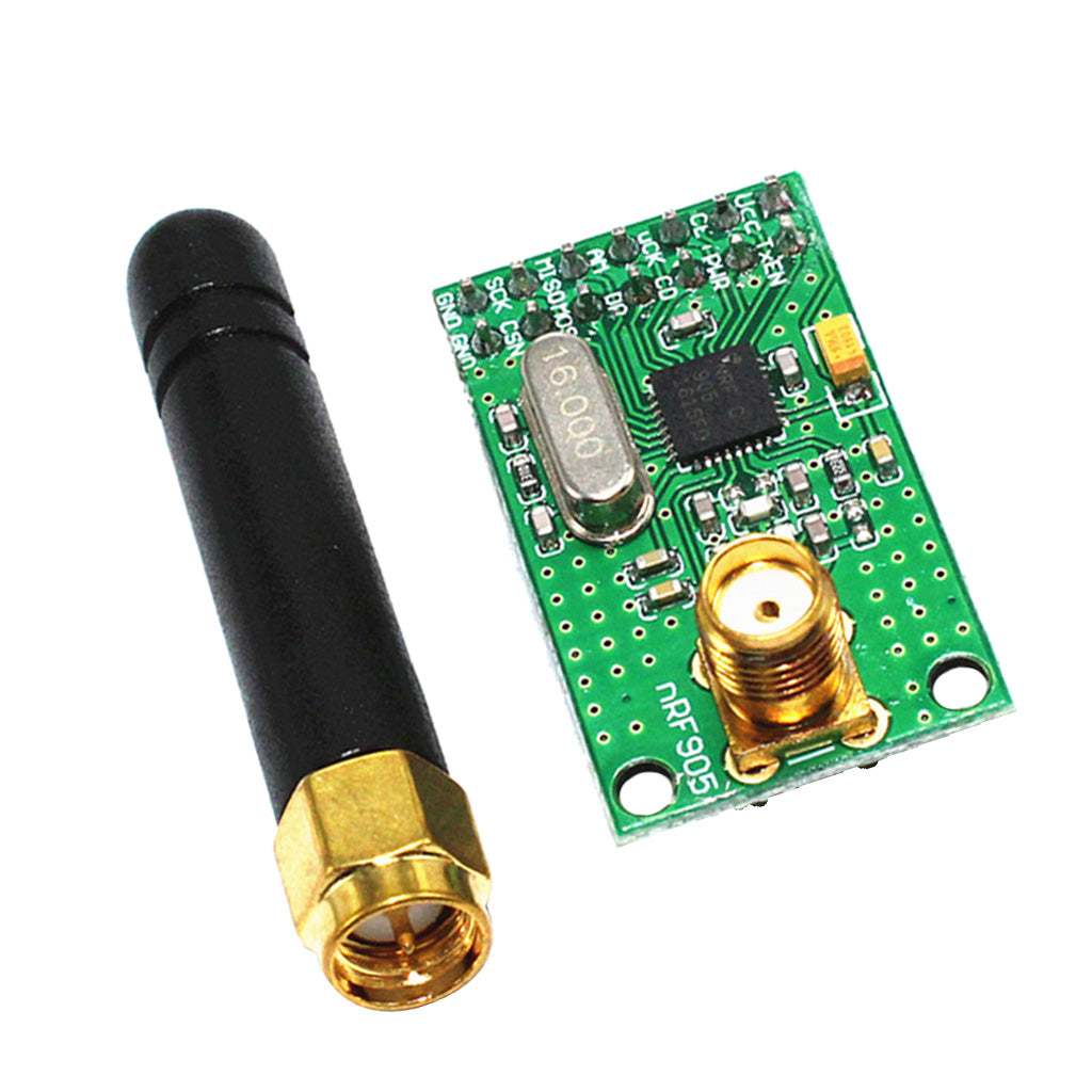 NRF905 Wireless Transmission Module Transceiver with Antenna for Arduino Good Frequency Stability and High Sensitivity