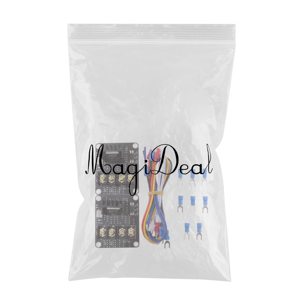 2 Pieces Heat Bed Power Module Expansion Hot Bed MOS MOSFET Tube for 3D Printer