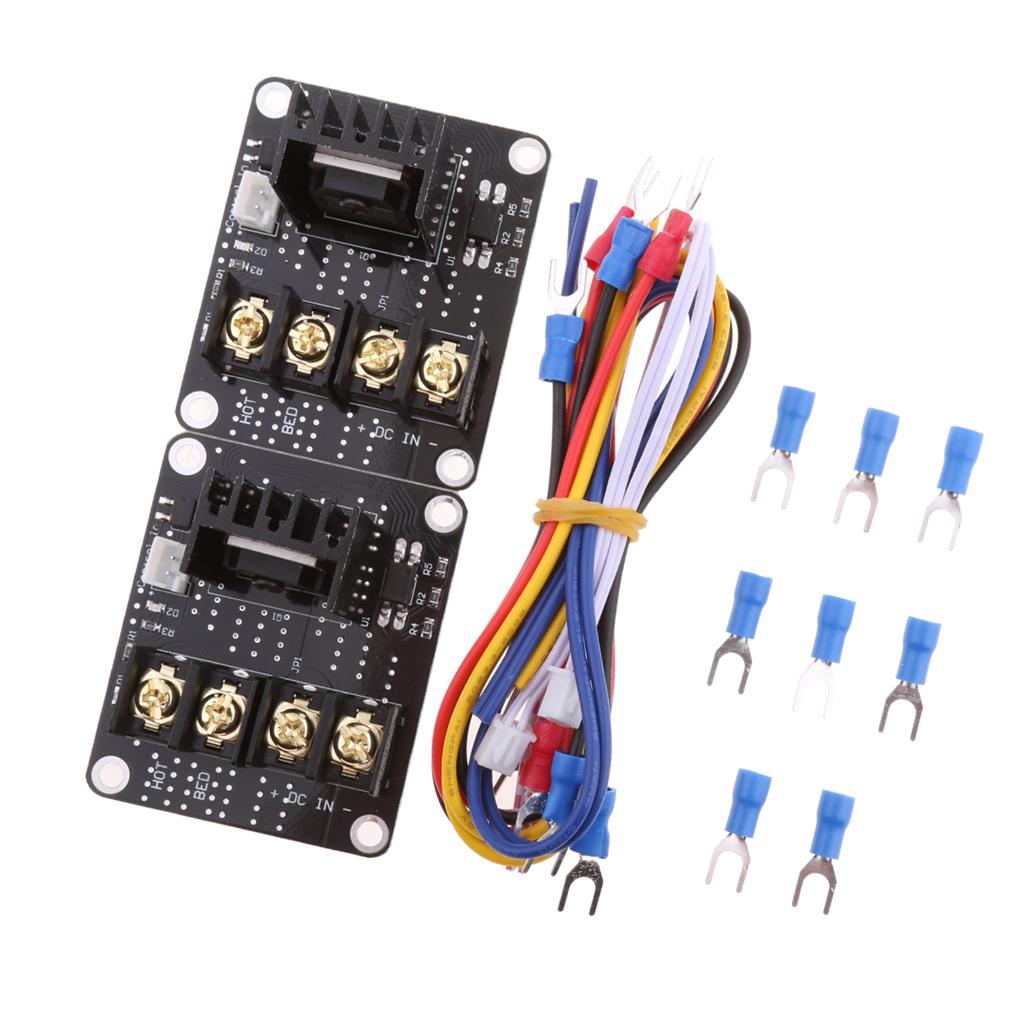 2 Pieces Heat Bed Power Module Expansion Hot Bed MOS MOSFET Tube for 3D Printer