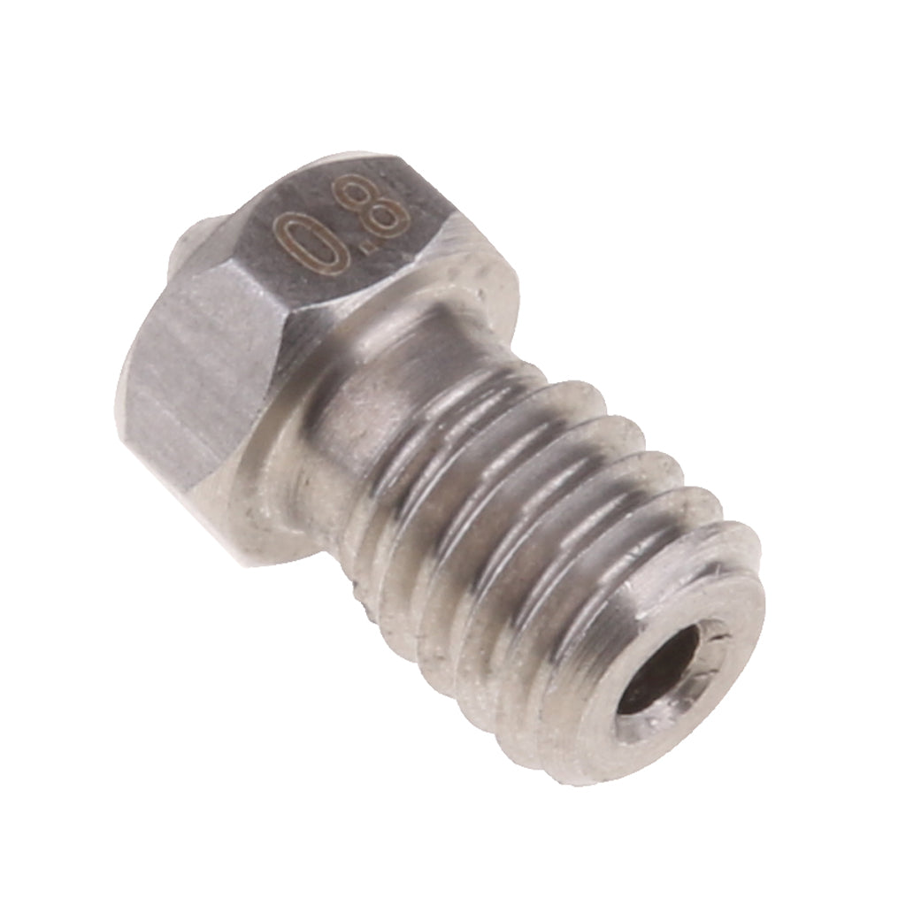 MK8 V5 V6 1.75mm Extruder Stainless Steel Nozzles Printer 0.8mm Consumables