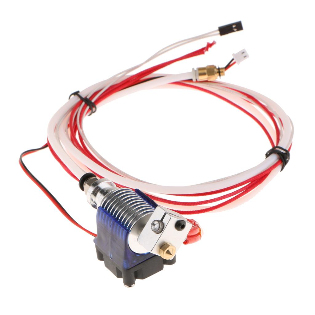 Metal J-head V6 Hotend 1.75mm/0.4mm Nozzle Extruder Reprap 3D Printer