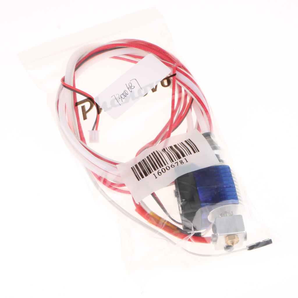 Metal J-head V6 Hotend 1.75mm/0.4mm Nozzle Extruder Reprap 3D Printer