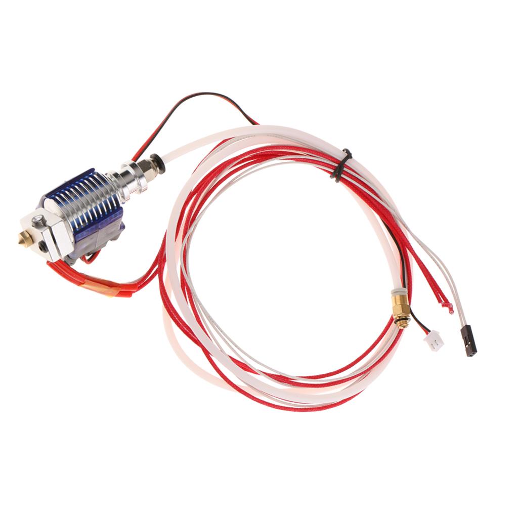 Metal J-head V6 Hotend 1.75mm/0.4mm Nozzle Extruder Reprap 3D Printer