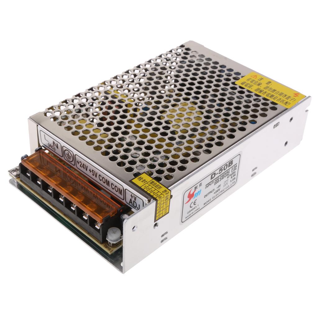 LED Driver Switching Power Supply Transformer Adapter 100-240VAC/ 200-240VAC to DC 24V/5V PWM