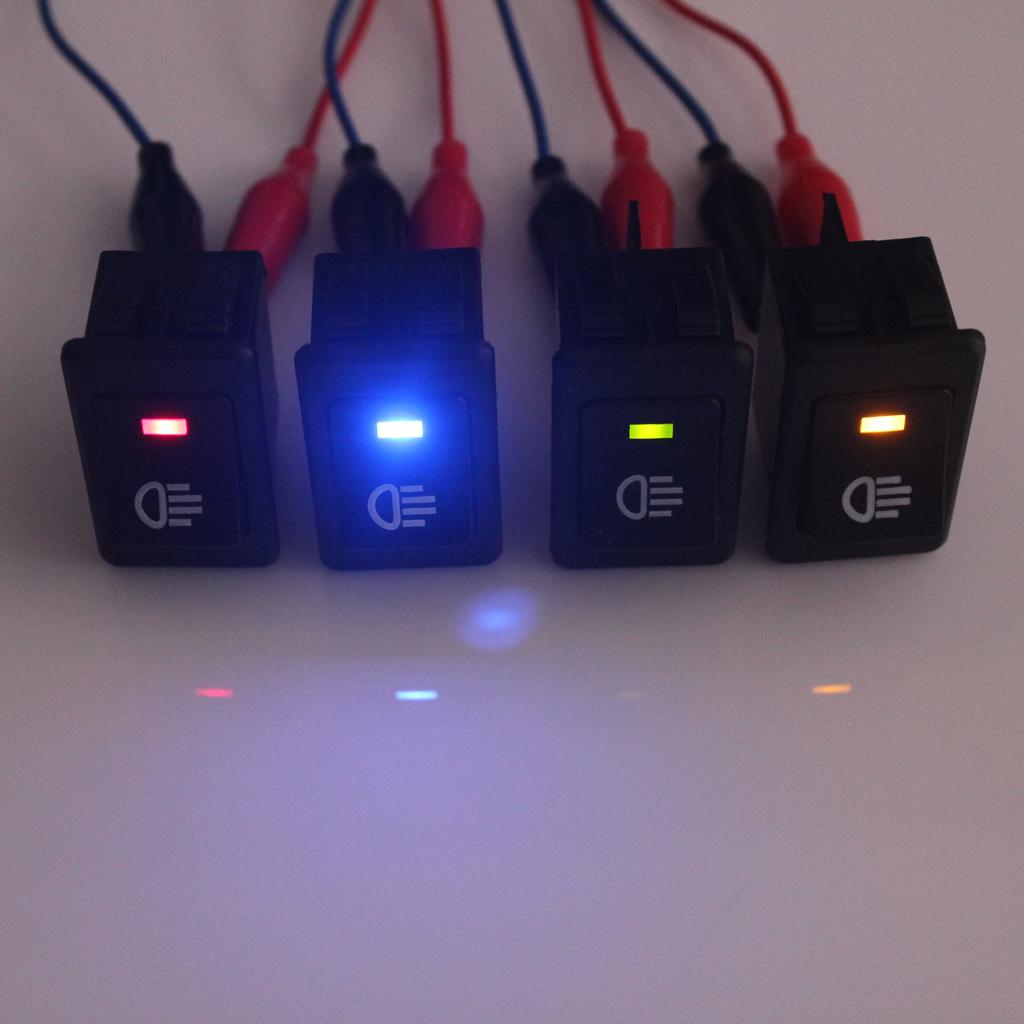 ASW-17D 35A 12V LED Car Toggle Switch Light On-off Control green light