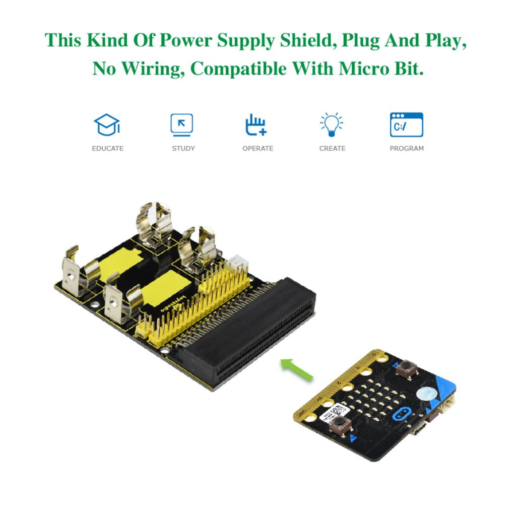Power Supply Shield Power Supply Expansion Board for Micro Bit