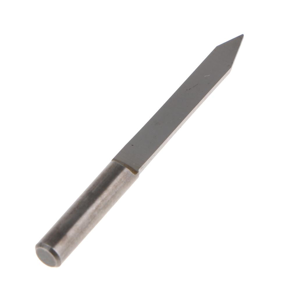 10 Pieces 4mm Wood Milling Carving Cutter Flat Knife Carved 35 Degree 0.4mm
