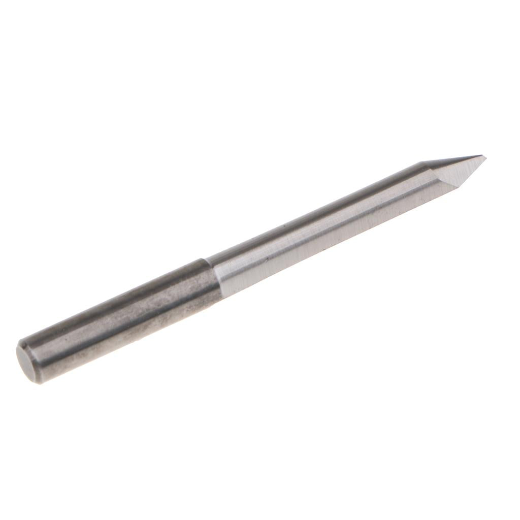 10 Pieces 4mm Wood Milling Carving Cutter Flat Knife Carved 35 Degree 0.4mm