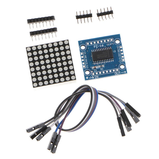 MAX7219 8x8 Dot Matrix LED Display Module MCU Control DIY Kit for Arduino