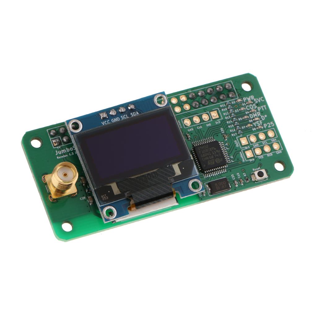 Antenna + Case + OLED + MMDVM Hotspot Support P25 DMR YSF for Raspberry pi