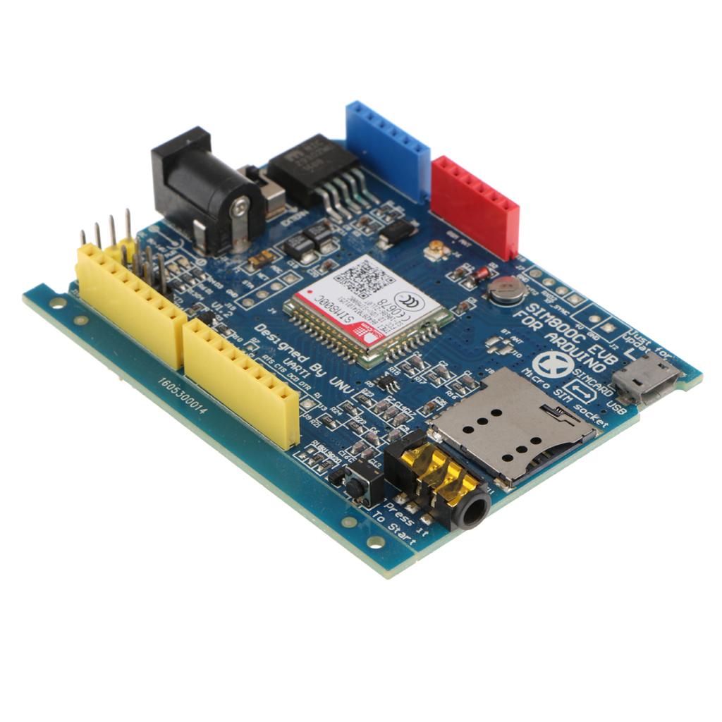 SIM800C Module GSM GPRS Shield Development Board Quadband Replace SIM900