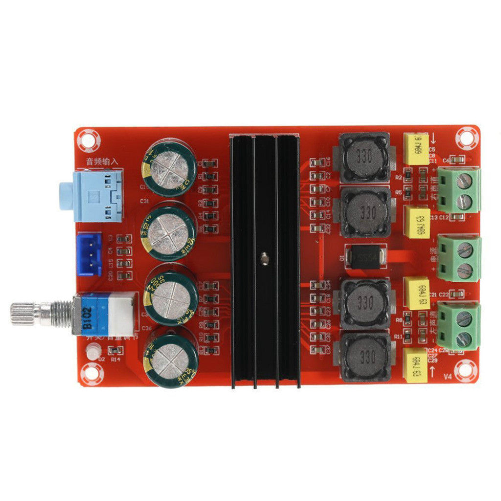 TPA3116 D2 2x100W Dual Channel Digital Audio Amplifier Board Module 12-24V