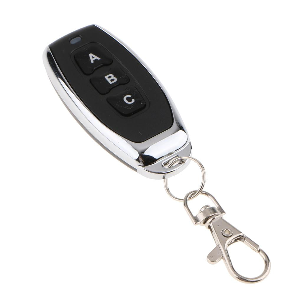 433Mhz Alarm Cloning Garage Door Remote Control Key Three Buttons Universal