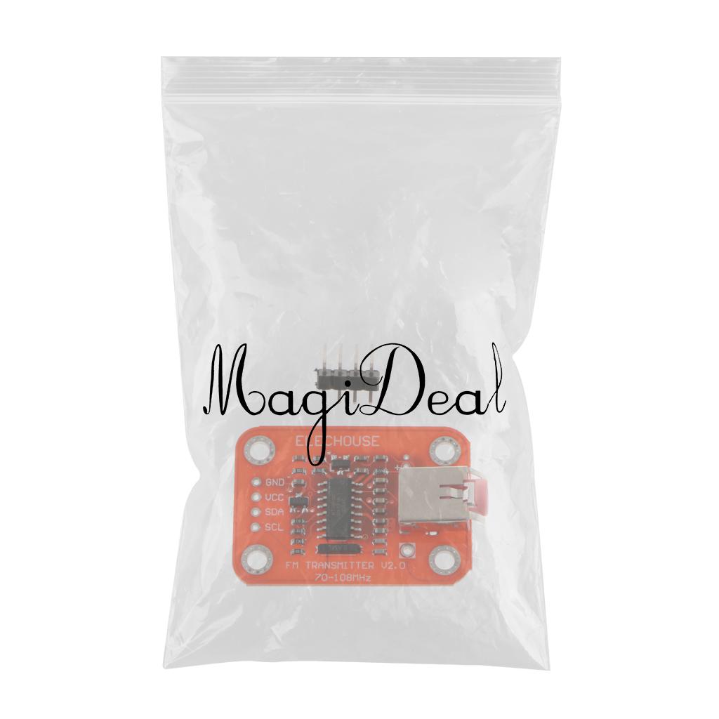 Digital FM Radio Transmitter Module for Arduino Microphone Audio Board