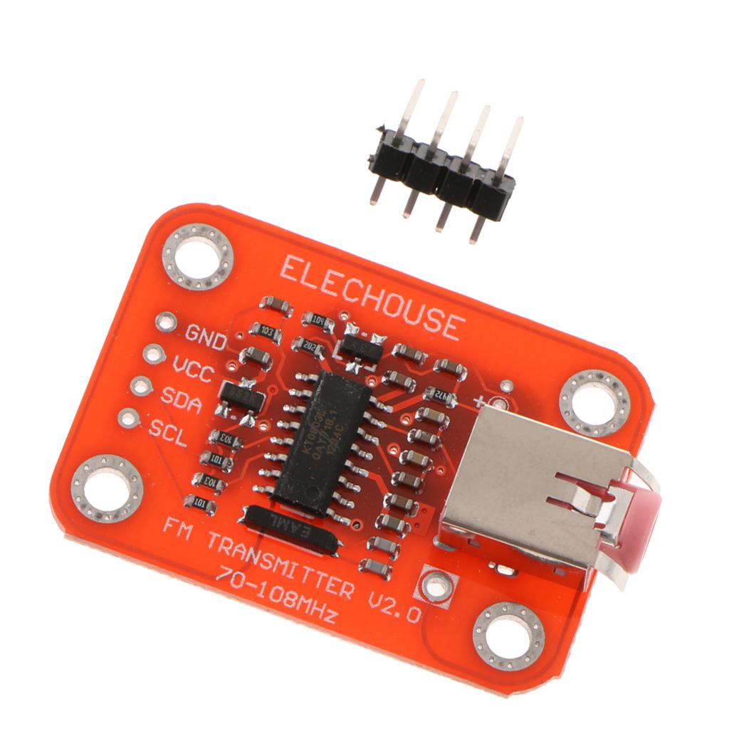 Digital FM Radio Transmitter Module for Arduino Microphone Audio Board