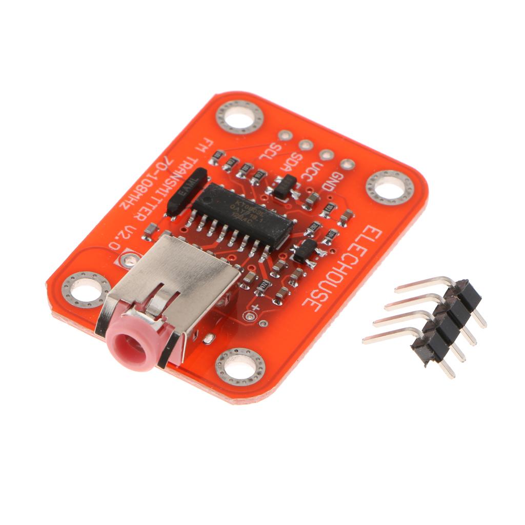 Digital FM Radio Transmitter Module for Arduino Microphone Audio Board