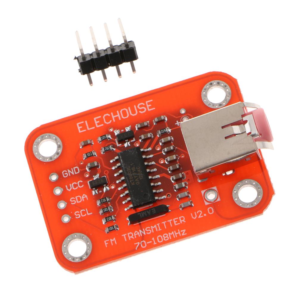 Digital FM Radio Transmitter Module for Arduino Microphone Audio Board