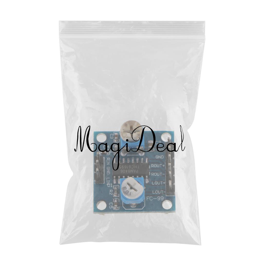 PAM8406 Digital Power Amplifier Board Volume Potentiometer Stereo 5W+5W