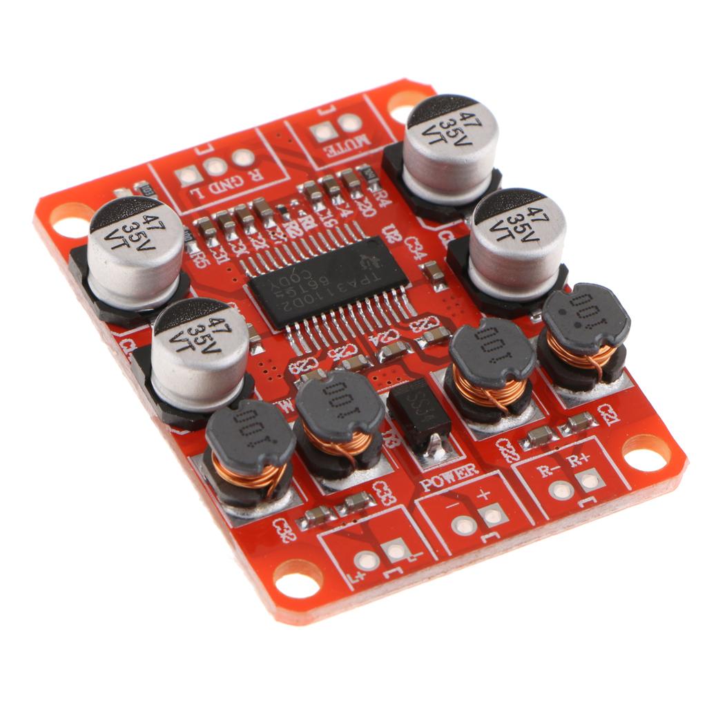 TPA3110 2X15W Digital Stereo Audio Power Amplifier Board DC 12V 2A