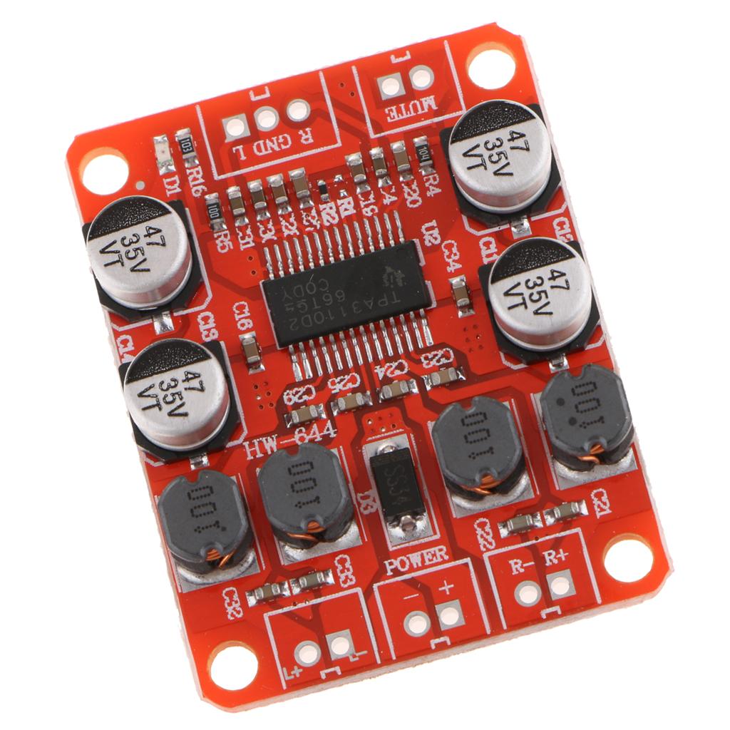 TPA3110 2X15W Digital Stereo Audio Power Amplifier Board DC 12V 2A