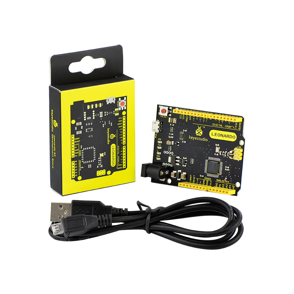 Keyestudio Leonardo R3 Development Board +1meter Micro USB Cable for Arduino