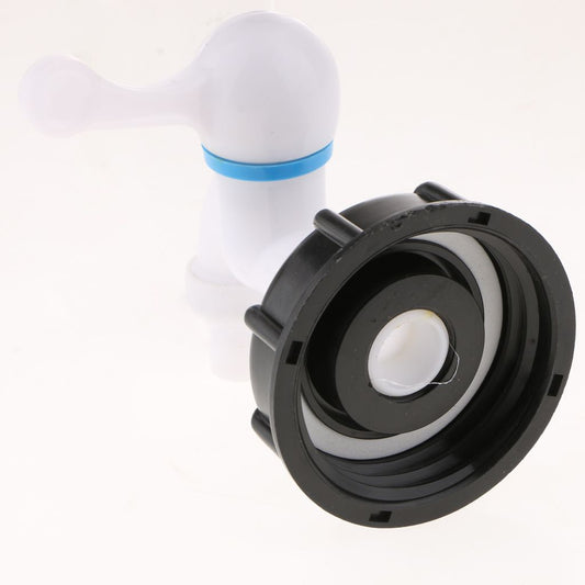 IBC Tote Tank Drain Adapter 60mm Coarse Thread To 16mm Hose Faucet Valve