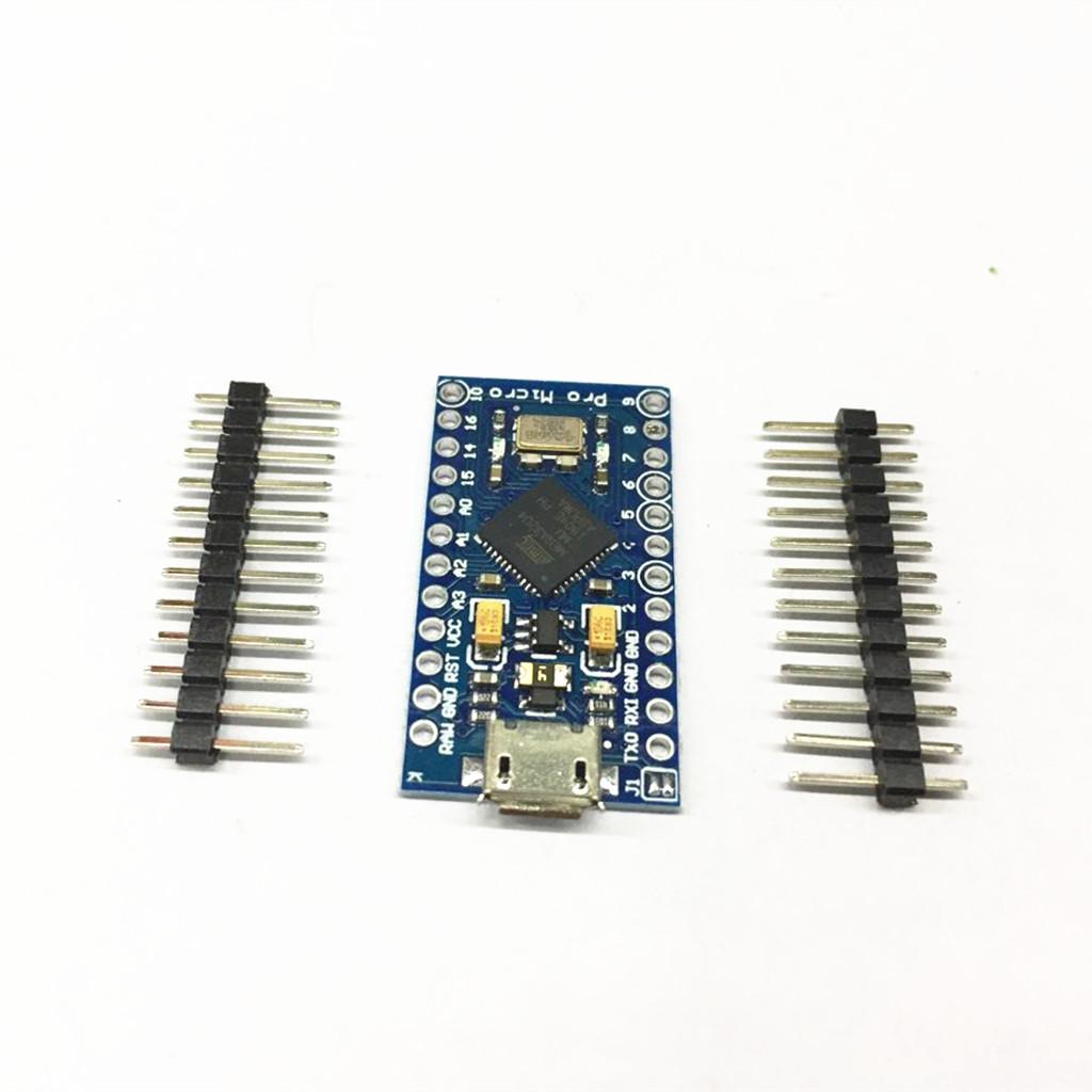 Pro Micro 5V 16MHz Compatible ATMEGA 32u4 Microcontroller Development Board with Pin Header