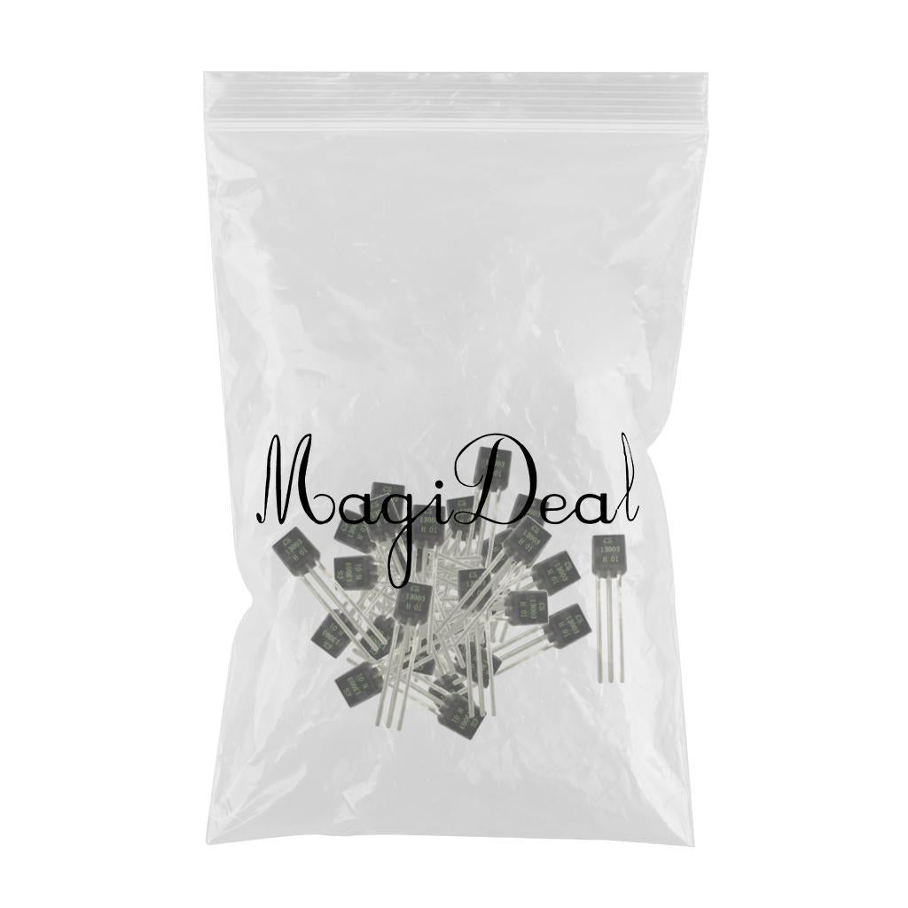 100 Pieces Electronic Current Transistor Triode 13003 400V 1A 0.8w NPN TO-92