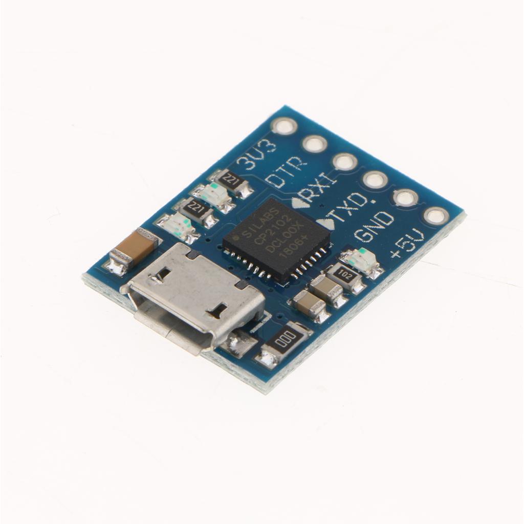 CP2102 Module Micro USB 2.0 To TTL 6 PIN Serial Port Board UART  Short Circuit Protection