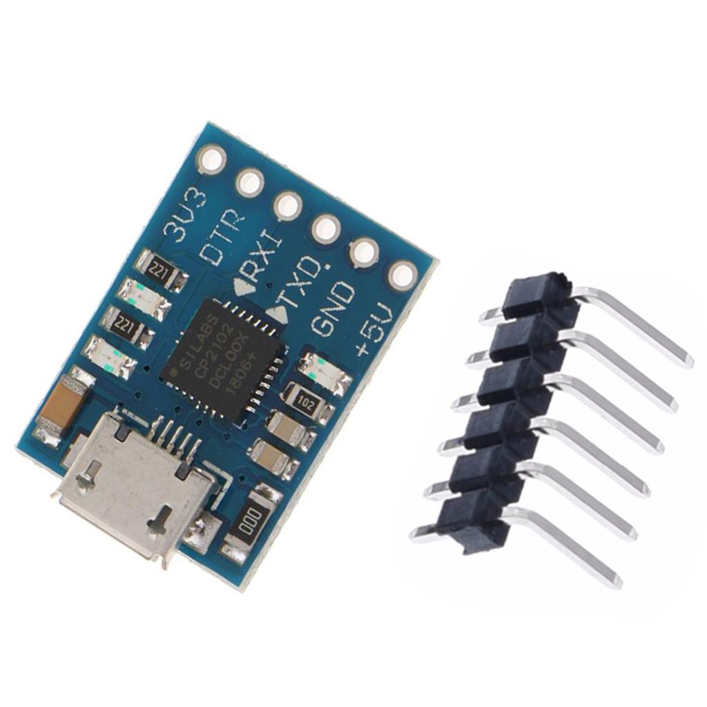 CP2102 Module Micro USB 2.0 To TTL 6 PIN Serial Port Board UART  Short Circuit Protection