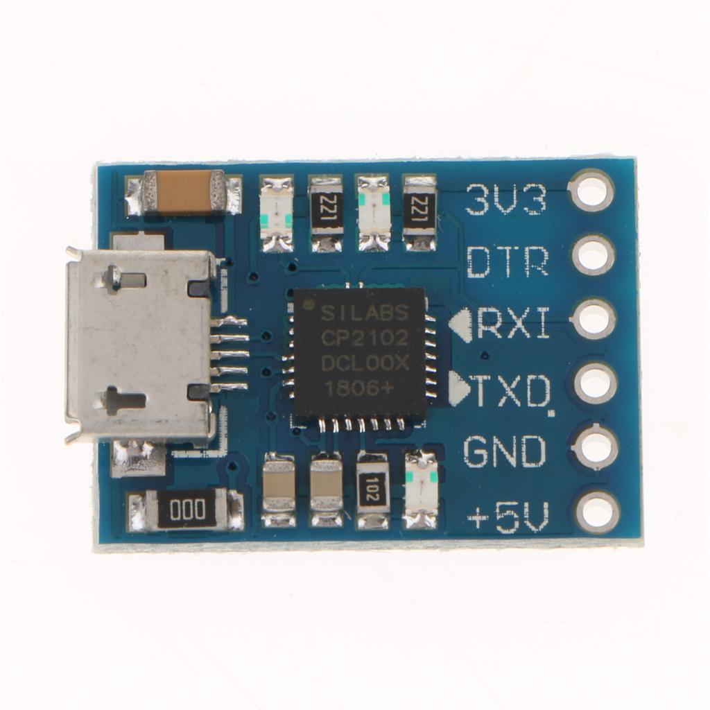 CP2102 Module Micro USB 2.0 To TTL 6 PIN Serial Port Board UART  Short Circuit Protection
