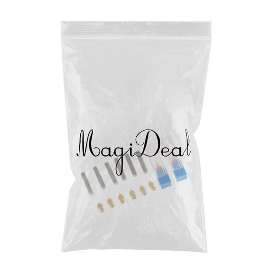 3D Printer Accessories Extruders M6x30mm MK8 Pointed Brass Nozzle Bit 0.4mm
