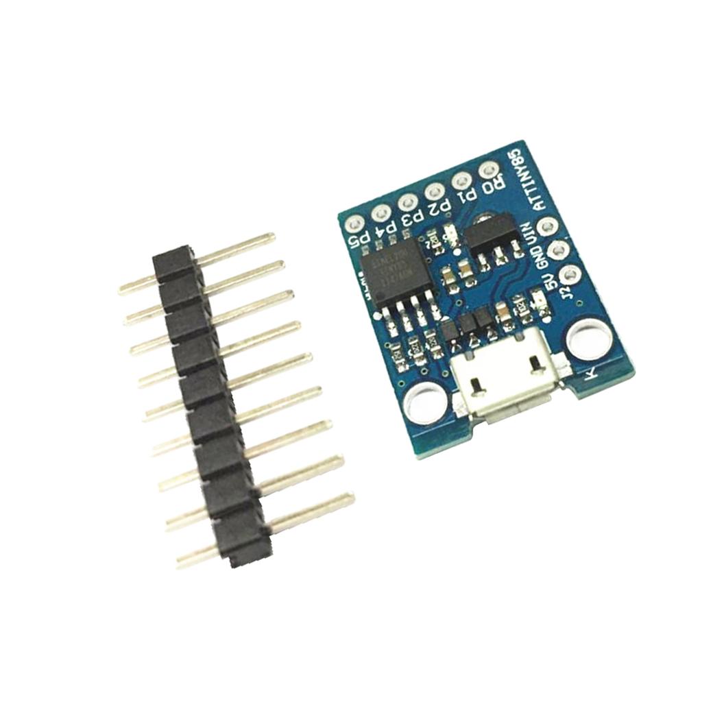 Blue Mini ATTINY85 Micro Arduino USB Single Machine Development Board Module