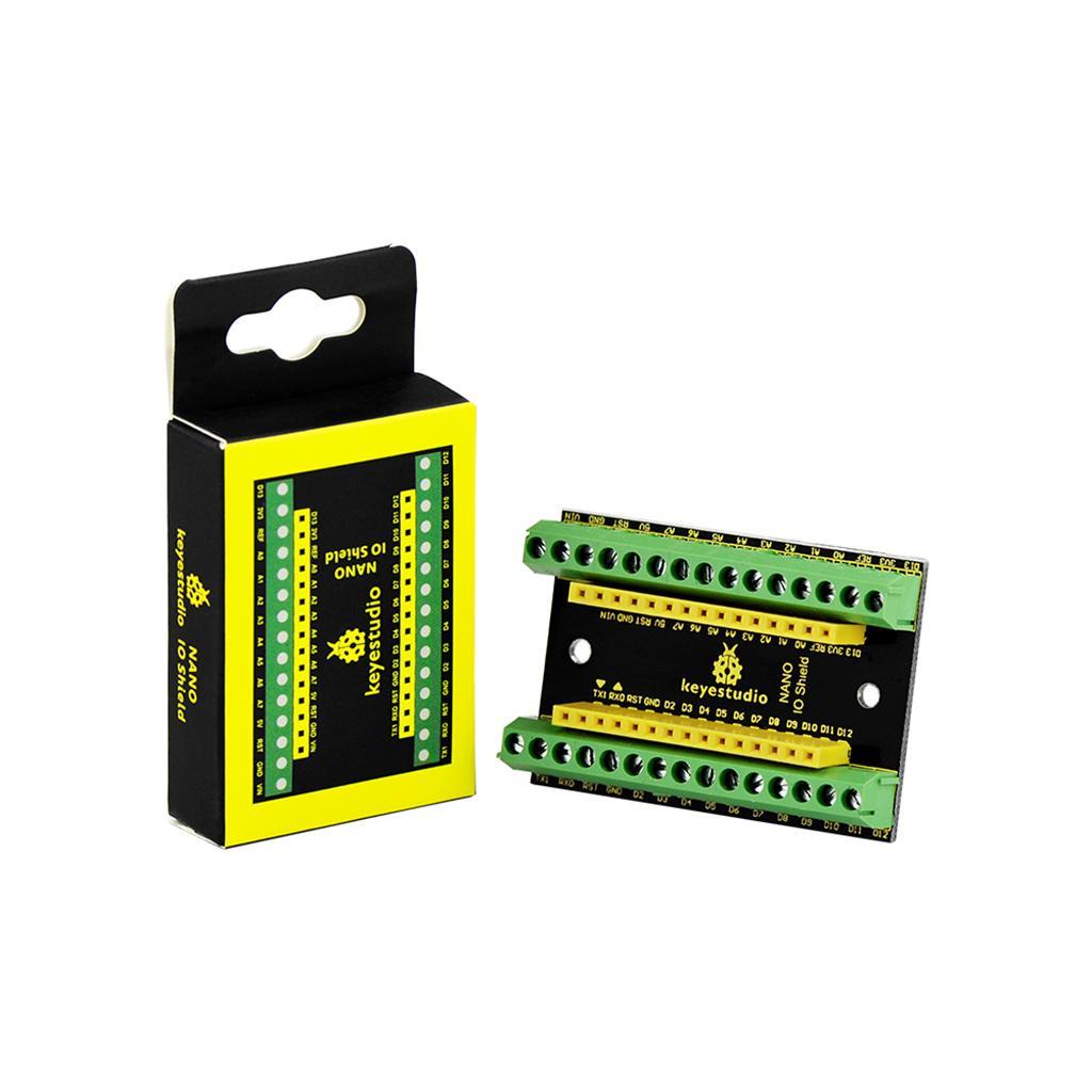 Keyestudio Arduino NANO Terminal Breakout Shield KS0250 IO Flux Workshops
